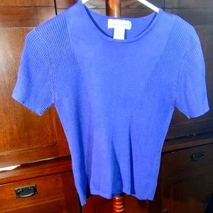 Purple Shirt Sleeved Sweater